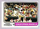 VADA PINSON CALIFORNIA ANGELS 1974 TOPPS CLEAN #490