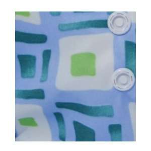  Happy Heinys Blue Squares One Size Snap Diaper Baby