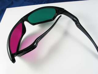 pairs magenta/green 3D 3 Dimensional Anaglyph Glasses SP E  