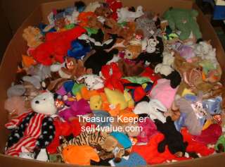 Ty Lot Of 144 Beanie Babies Mint w/no or damaged tags  