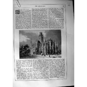 Art Journal 1870 Ouen Rouen Cathedral Canterbury Church 