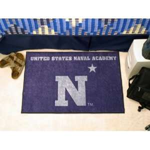  US Naval Academy Starter Door Mat (20x30) Sports 