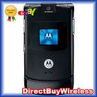 Motorola RAZR V3   Black Unlocked Cellular Phone  