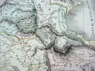 ANCIENT IRAQ PERSIA IRAN GENUINE ANTIQUE MAP SMITH 1809  