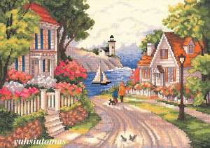 Heritage Collection Cross Stitch Kit   Seaside Stroll  