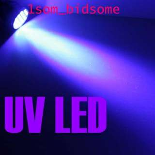   UV Ultra Violet Blacklight Flashlight For CSI Inspection Light  