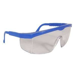  Radians Shark Blue Frame Safety Glasses Clear Anti Fog 