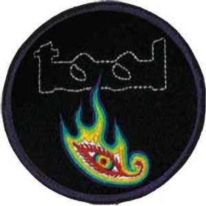  TOOL FLAME EYE EMBROIDERED PATCH
