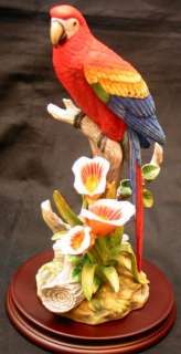 ANDREA BY SADEK SCARLET MACAW BIRD, BEAUTIFUL  