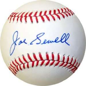 Joe Sewell Autographed Baseball (James Spence 