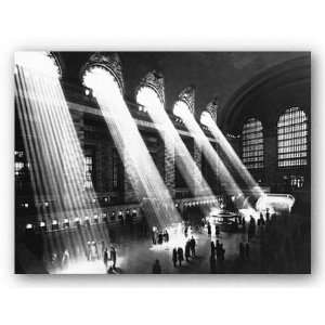 Grand Central Station, 1934   Foiled in Silver by Kurt Hulton 23.5x31 