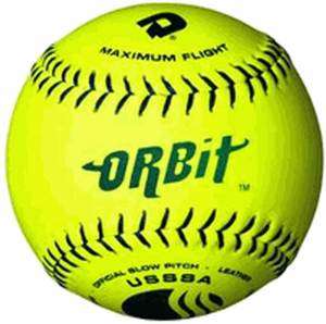 DeMarini   USSSA Leather 12 Yellow Softballs, 1 Dozen Retail $69.99 