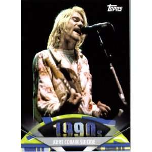  2011 Topps American Pie Card #170 Kurt Cobain Suicide 