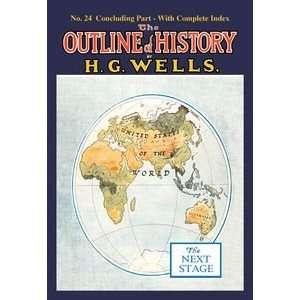 Outline of History by HG Wells, No. 24 The Next Stage   16x24 Giclee 