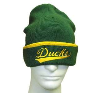 University of Oregon Ducks Knit Green Hat  Sports 