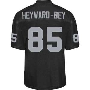 Oakland Raiders #85 Heyward bey Black Jerseys Authentic Football 