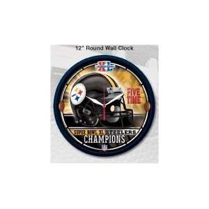  Pittsburgh Steelers Super Bowl 2006 Champions Wall Clock 