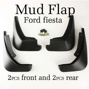 Ford Fiesta Mud Flaps Splash Guard Fender Full Set Pack  