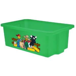  IRIS LEGO Storage Bin, Green