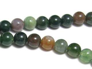 Fil de 39 perles rondes 10 mm 10mm en jaspe multicolore  