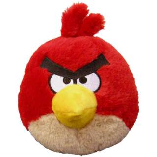 ANGRY CRAZY BIRDS ELECTRONIC PLUSH STUFFED TOY GAME RED  