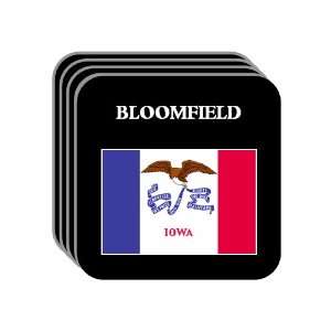 US State Flag   BLOOMFIELD, Iowa (IA) Set of 4 Mini Mousepad Coasters