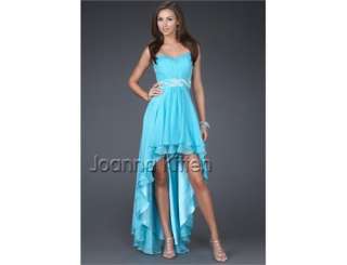   FOR New Elegant Bridal Evening Prom Womens Dress Blue USA 4  