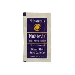 NuNaturals NuStevia White Stevia Powder SAMPLE    0.035 oz  
