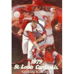  1979 St Louis Cardinals Pocket Schedule