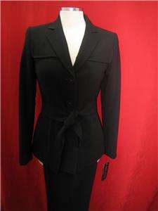 ANNE KLEIN PANT SUIT/NWT/$280/ONYX /SIZE12/CLASSIC FIT/POLY,RAYON 