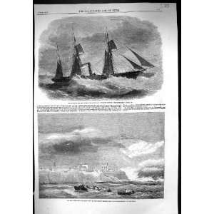  Union Steam Ship Cape Mail Steamer Briton Sea Cliff Tynemouth Boats