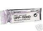 Sony UPP 110HD High Density B & W Video Paper Bx/10