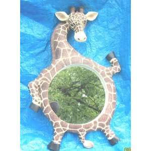  Colorful Giraffe With Round Mirror In Body