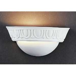 Justice Design Group 1525 BIS Unfinished Bisque Ambiance Traditional 
