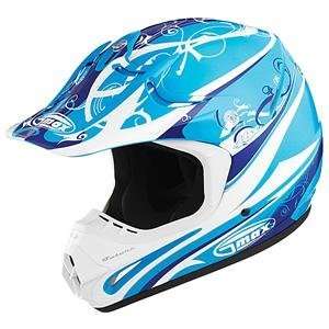  GMax GM46X Future Helmet   2X Large/Cool Blue/Silver 