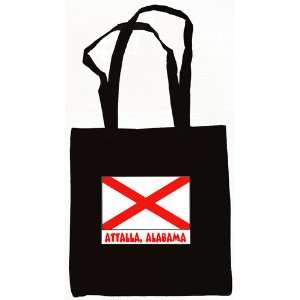  Attalla Alabama Souvenir Tote Bag Black 