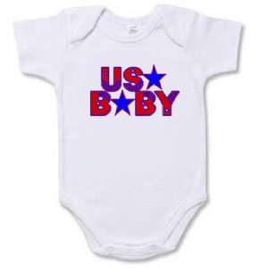 USA Patriotic Baby Cotton Onesie Baby Clothing Preemie, Newborn and 6M
