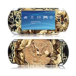   MS VELV20014 Sony PSP Slim  Velvet Revolver  Golden Skull Skin