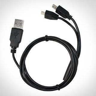 Micro USB / Mini USB Splitter Cable   Charge up two Devices (One Micro 