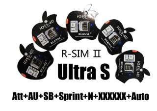   UNLOCK R SIM II Ultra S Turbo Unlock SIM Card for iPhone 4S  