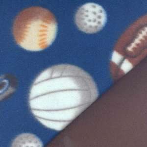   Fleece Blanket Kit Sports Fan Brown By The Each Arts, Crafts & Sewing