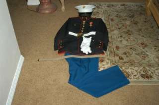 US Marine Corps Dress Blue Uniform 40R ALL NEW NWT USMC  