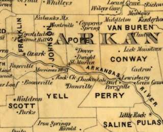 1870 Map of South Pacific Rail Road Co of Missouri.  