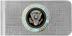 Enamel United States USA Presidential Seal Money Clip  