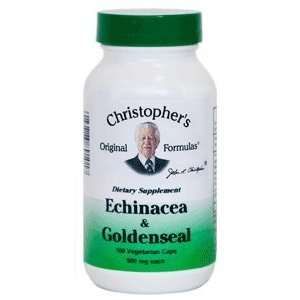  Echinacea & Goldenseal, 100 Capsules   Dr. Christophers 