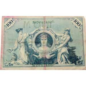  German Empire 1908 Authentic Reichbanknote Everything 