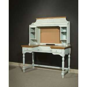  Vanity Desk w/ Hutch by Broyhill   Two tone FinishMedium 
