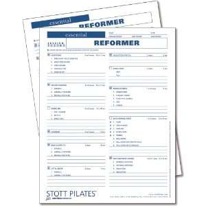  Stott Pilates Essential Reformer Client Workout Sheets 