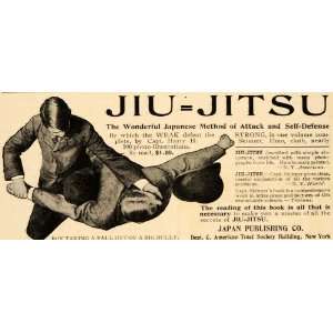  1905 Ad Japan Publishing Company Jiu Jitsu Self Defense 