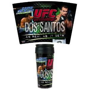  UFC Junior Dos Santos 16 Ounce Travel Mug Sports 